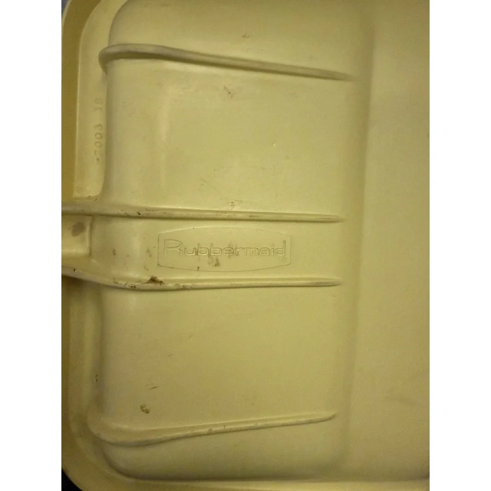 Vintage‎ Rubbermaid Dust Pan Heavy Hard Rubber #2003 19 Yellow